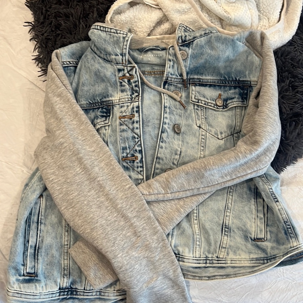 Aeropostale sweater/jean jacket